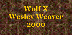 Text Box: Wolf X Wesley Weaver 2000